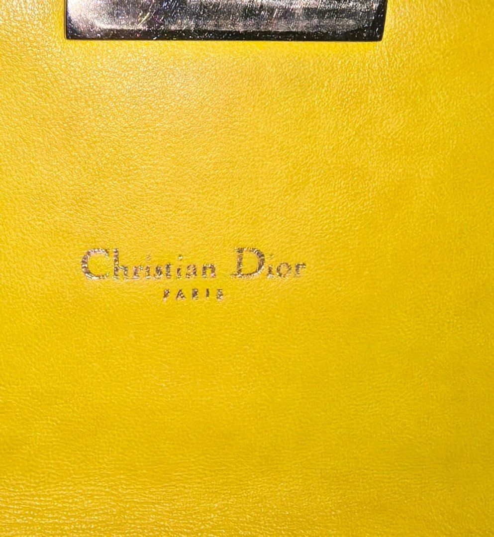 Bag (Category: Luxury Bags & Wallets) located in Sariaya. Submitted by hand2you14 (Listing ID 1467167777, Image 3). Description: Dior promenade bag In yellow lamb skin leather As is Gold hardware .