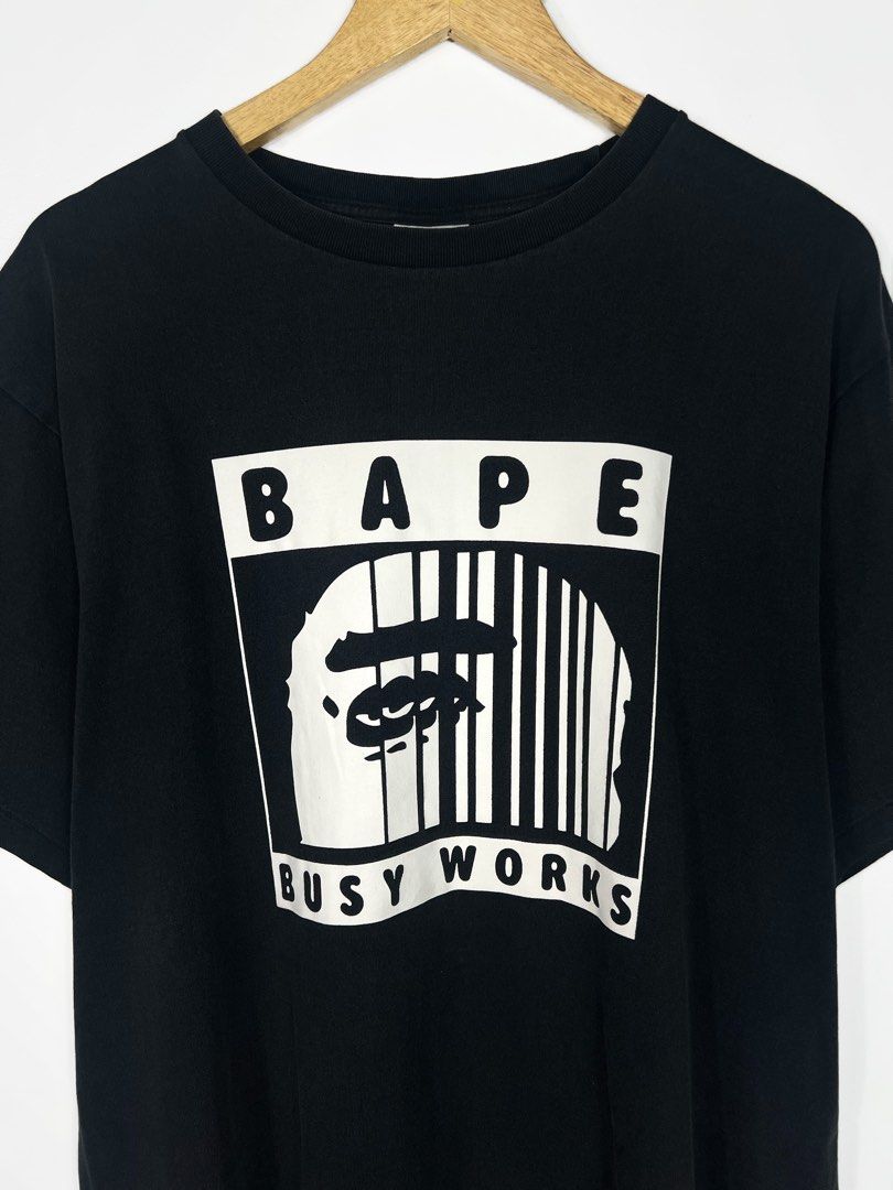 Bape Busy Work Box Logo Shirt (Category: Tshirts & Polo Shirts ) located in Bacolod City. Submitted by nodaysoff (Listing ID 1467071359, Image 3). Description: Bape Busy Work Box Logo Shirt - Authentic Measures: 23x30 | Large Verygood condition Flaws: Color rate (even fade/athracite look) ₱1,390.