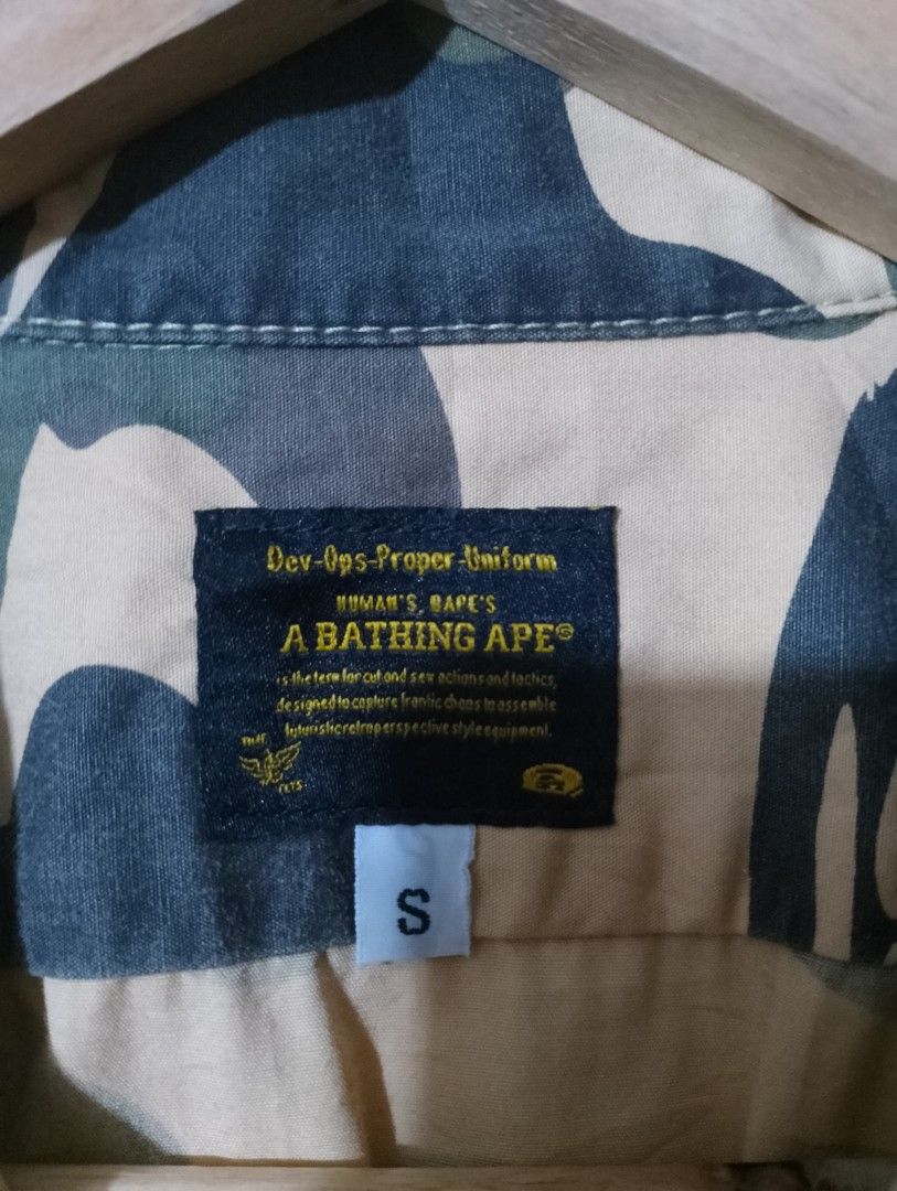 Bape (camou) (Category: Tshirts & Polo Shirts ) located in Iligan City. Submitted by jh_pr0 (Listing ID 1467091594, Image 2). Description: Bāpē (camou) Like new condi Dimes: 19.5x27 Color rate: 9.8/10 No issue DM📩🤙.