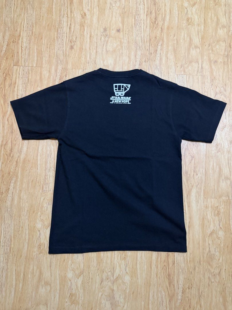 BAPE Star Wars Tee (Category: Tshirts & Polo Shirts ) located in Danao, Cebu. Submitted by yunoball (Listing ID 1467081623, Image 3). Description: Size S on tag 18x25 Condition: excellent Issues: none Guaranteed authentic.
