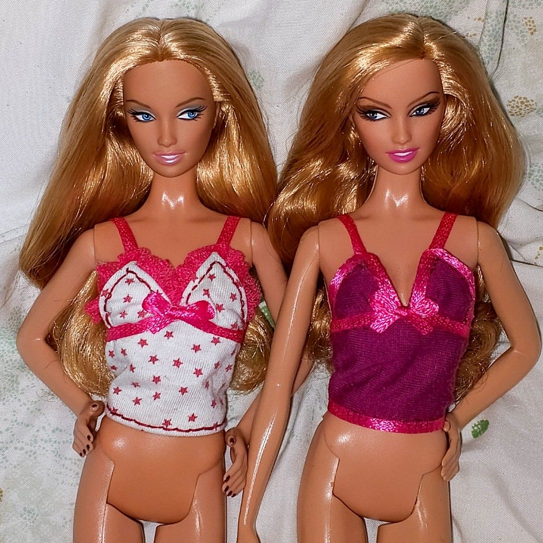 Barbie Custom Handmade Top 2 (Category: Interactive Toys) located in Batangas. Submitted by hyukabeloved (Listing ID 1467066367, Image 1). Description: Left - 150 Right - 120.