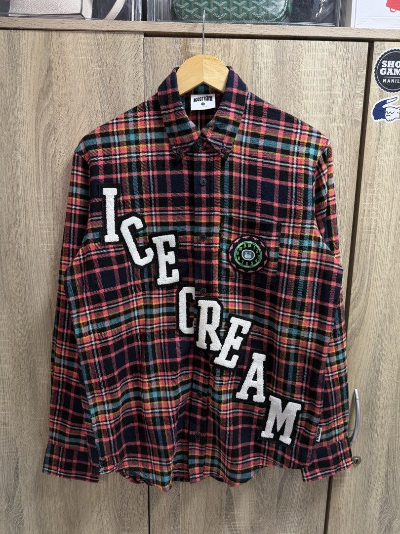 BBC Ice Cream Cherry Longsleeve (Category: Coats, Jackets and Outerwear) located in Cavite. Submitted by PRIVATE.Selection (Listing ID 1467054157, Image 1). Description: BBC Ice Cream Cherry Longsleeve Size S best fit to L W- 22 L- 29 Good as New .