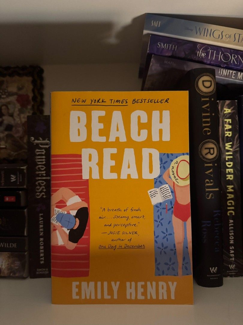 Beach Read by Emily Henry paperback novel (Category: Storybooks) located in Quezon City. Submitted by roman.ris (Listing ID 1467137172, Image 1). Description: - Title: Beach Read by Emily Henry - Format: Standard paperback with iconic yellow beach cover - Condition: Clean pages, - Genre: Bestselling contemporary romance - Perfect for: Your next cozy summer reading session.