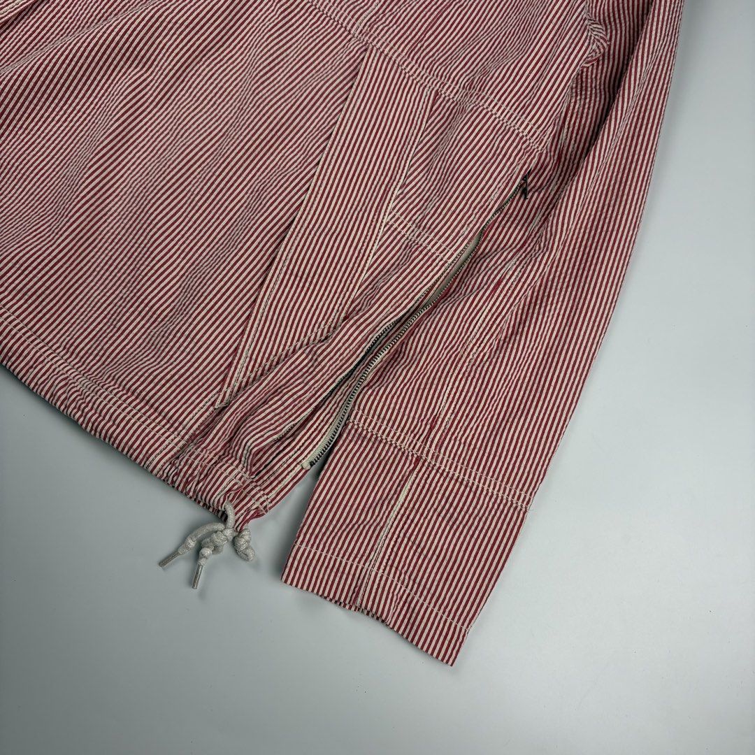 Beams - B:MING - Hickory Stripe Gunner Smock Jacket (Category: Coats, Jackets and Outerwear) located in Bacolod City. Submitted by cast.archives (Listing ID 1467116722, Image 3). Description: Beams - B:MING - Hickory Stripe Gunner Smock Jacket Size: Medium fits Condition: Excellent Flaw: None.