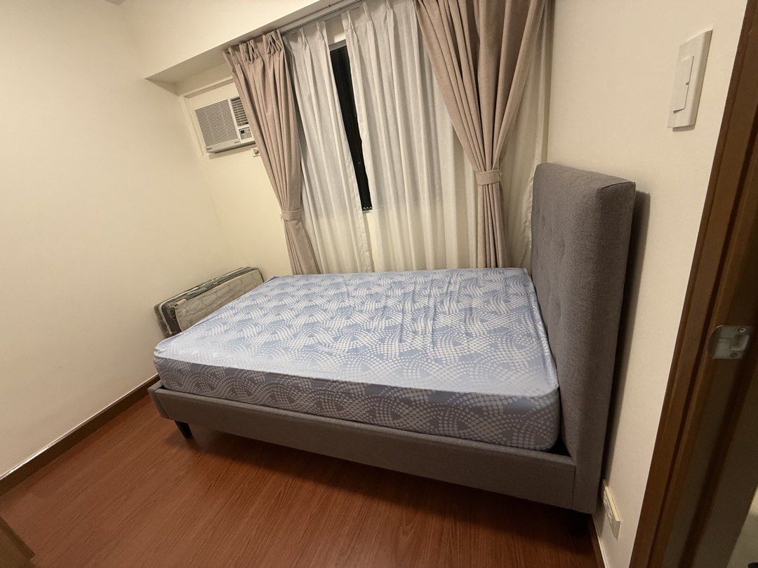 Bed frame with mattress (Category: Bed Frames & Mattresses) located in Manila. Submitted by declutteringitems2024 (Listing ID 1467152813, Image 1). Description: .