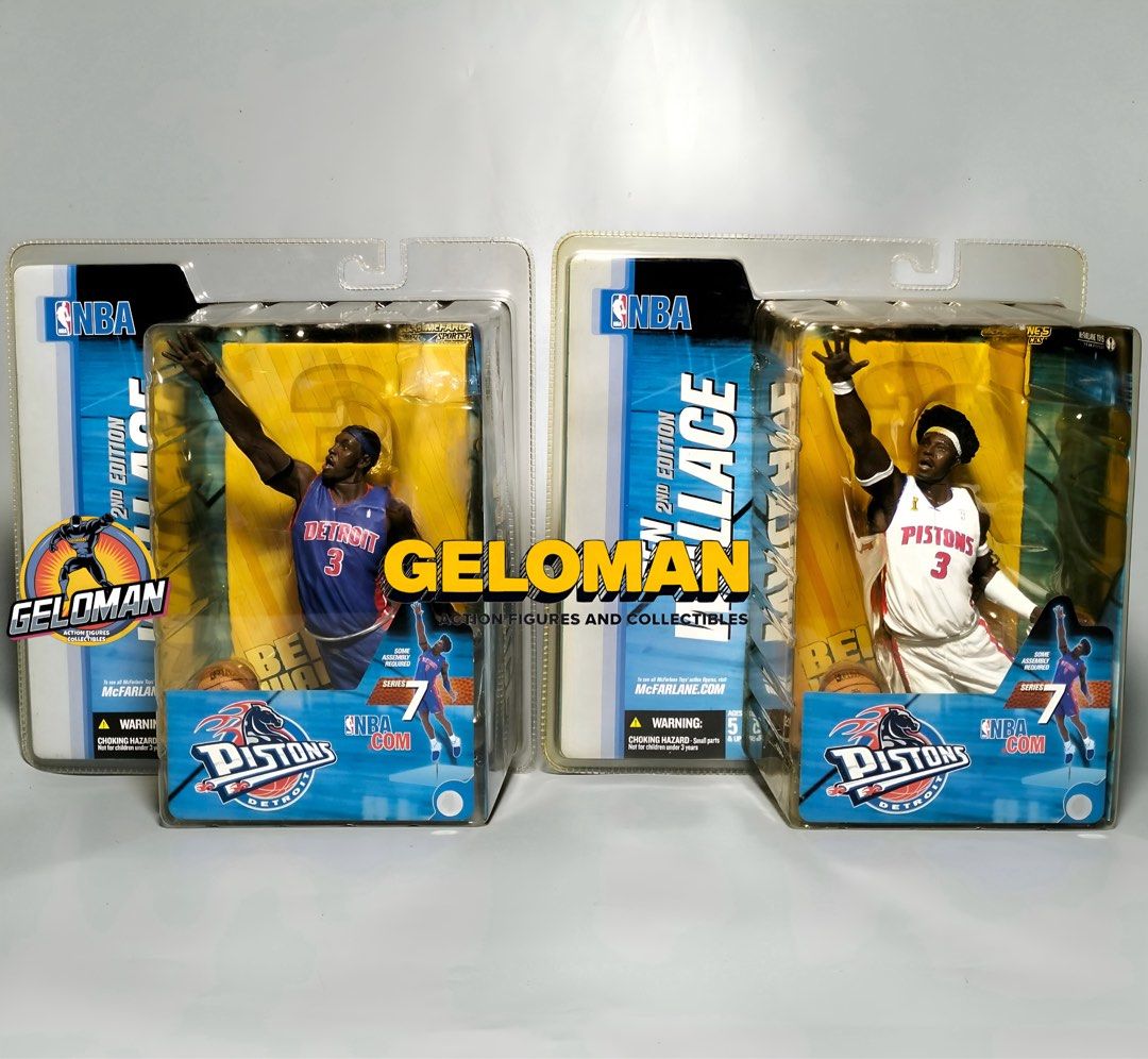 Ben Wallace | Detroit Pistons | NBA McFarlane (Category: Figurines & Statues) located in Imus. Submitted by geloman23 (Listing ID 1466972471, Image 1). Description: Ben Wallace | Detroit Pistons | NBA McFarlane - ₱1,600 each Condition : MISB (yellowing) *Actual photo posted First to pay basis❗❗❗ Priority - ASAP buyer No reservation FIRM PRICE Location : Imus Cavite Shipping 🚘 -Lalamove -J&T door to door Mode of payment 💰 -Gcash 🫶.
