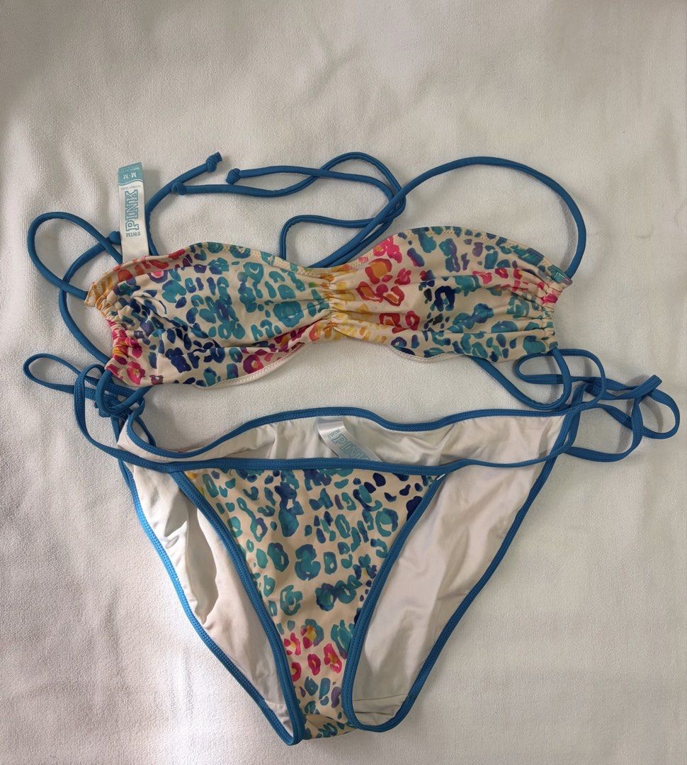 Bikini Bundle (Sizes M-L) (Category: Bikinis & Swimsuits) located in Manila. Submitted by angelicadl93351 (Listing ID 1467038862, Image 3). Description: - Set of 5 + 1 new bottom - Sizes: Mostly Medium to Large - Buy the whole bundle - Shein, Zaful, VS Pink.