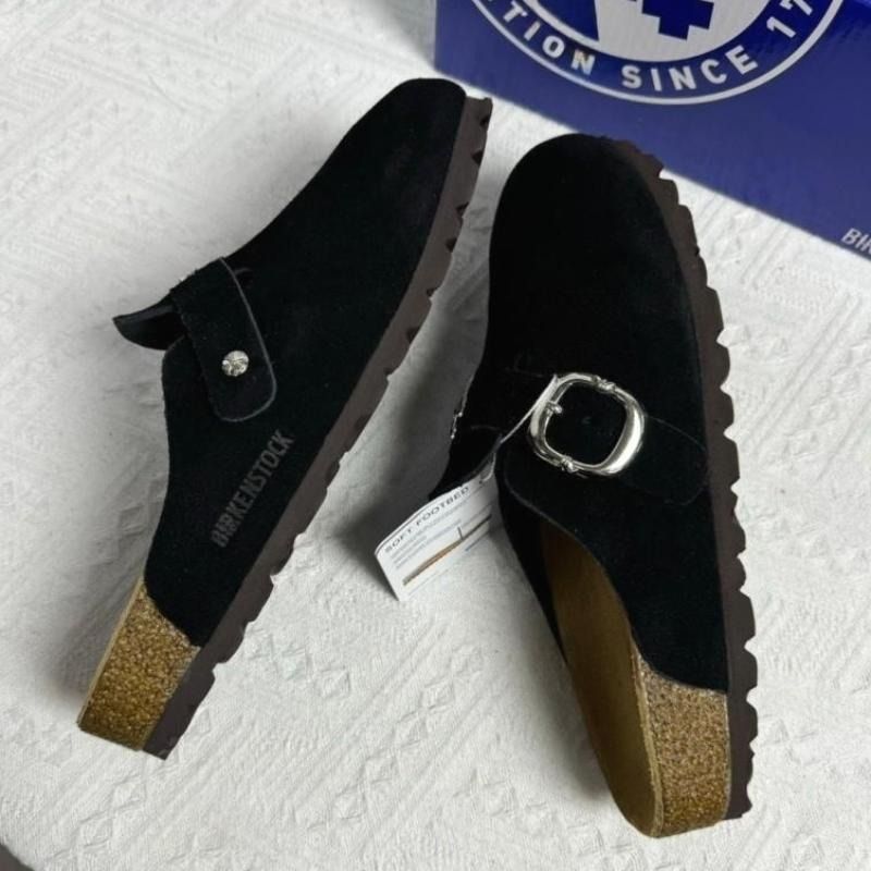 BIRKENSTOCK 黑色克羅心包頭拖鞋 涼鞋 尺碼35-46 （分類：波鞋）位於 Hong Kong。 由 samlangworth 提交（商品編號 1467058954，圖片 6）。簡介： 📐 尺碼範圍：35-46碼 🚚 訂購配送說明：落單後約5-7天到港，順豐免運費包郵送上門。