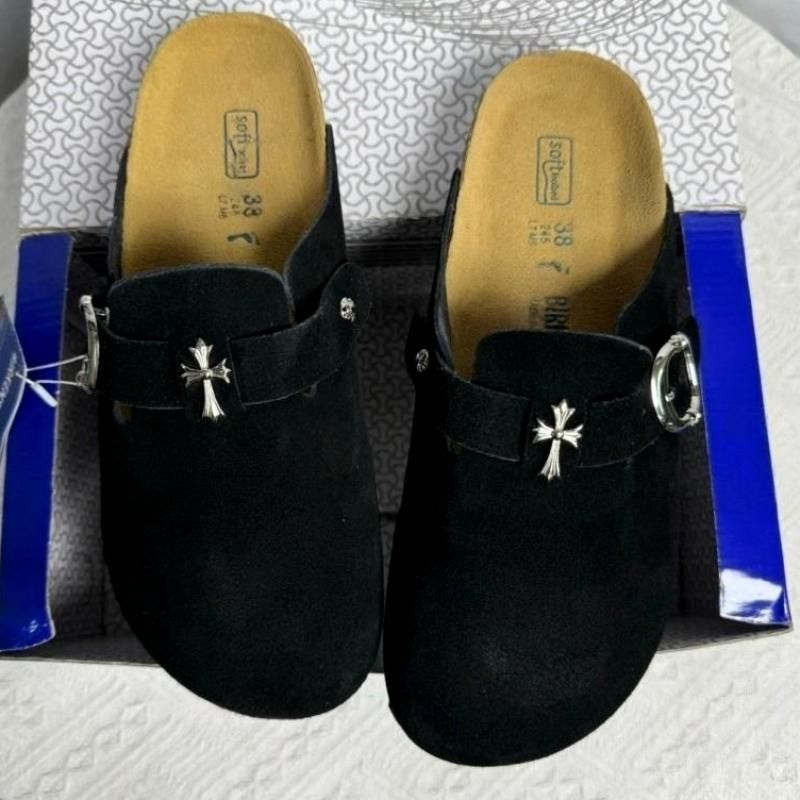 BIRKENSTOCK 黑色克羅心包頭拖鞋 涼鞋 尺碼35-46 （分類：波鞋）位於 Hong Kong。 由 samlangworth 提交（商品編號 1467058954，圖片 9）。簡介： 📐 尺碼範圍：35-46碼 🚚 訂購配送說明：落單後約5-7天到港，順豐免運費包郵送上門。