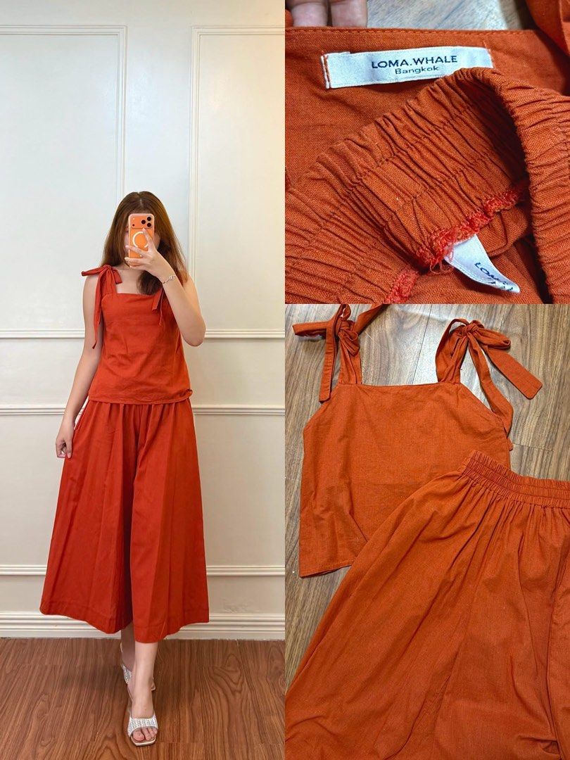 BKK Linen Coords Set (Category: Sets or Coordinates) located in Surigao. Submitted by nenafuentes (Listing ID 1467157098, Image 1). Description: Bust: up to 34” Waist: up to 28” Minimal signs of use, as expected with linen after washing. Still pretty and very presentable! Color is still nice and vibrant, hindi pa faded..