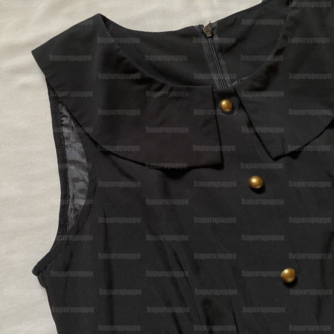 Black Collared Sleeveless Mini Dress (Category: Dresses) located in Subic. Submitted by hapurupuppu (Listing ID 1467024294, Image 2). Description: 🛒ITEM DETAILS • xs to small • buttons are not functional ❗️IMPORTANT REMINDERS • first to pay gets the item. no cod/cop. • seller will not be liable for any issues once item is shipped. • buyer pays for the shipping fee. • all items are available as long as it is posted. • discount is reserved only to