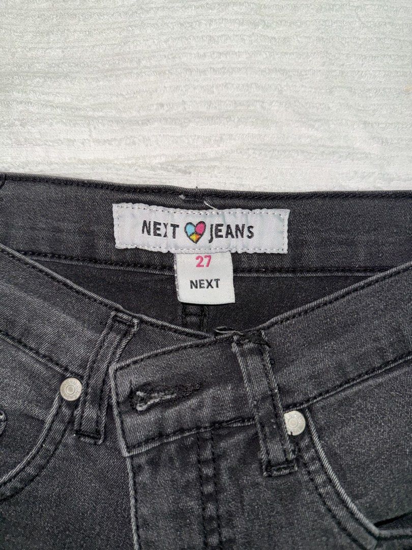 Black Next Jean (Category: Jeans) located in Daet. Submitted by sbcookieee (Listing ID 1467013579, Image 2). Description: Length - 88 cm Waist - 27-32cm Hips - 38 cm .
