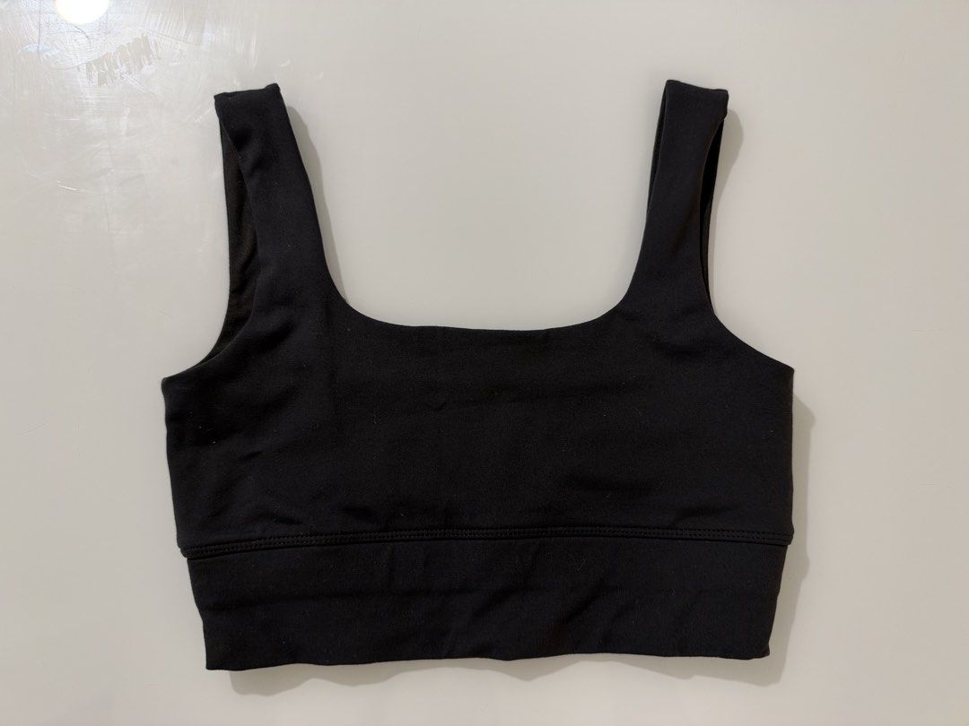 Black Sports Bra (Category: Activewear) located in Quezon City. Submitted by ccloset.cleanup (Listing ID 1467147570, Image 1). Description: ❌ I WILL NOT REPLY TO LOW BALLERS 📣NO WHEN WORN PHOTOS, since flat-lay measurements are provided 🛵Mode of Delivery: Only Lalamove, Grab, or Angkas *Booking & Shipping fees, booked and shouldered by the Buyer* 💰Mode of Payment: GCash or Bank Transfer (BDO or BPI) *Payment Before Shipping* *No Refunds or Ret
