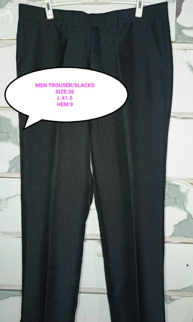 BLACK TROUSER PANTS MEN (Category: Trousers) located in Quezon City. Submitted by ahyaladyblue (Listing ID 1467033845, Image 1). Description: .