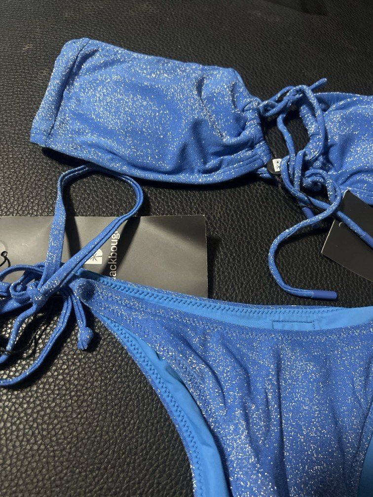 Blackbough bikini set/ Princess blue shimmer-S (Category: Bikinis & Swimsuits) located in Iloilo. Submitted by tttkhk (Listing ID 1467039303, Image 2). Description: .
