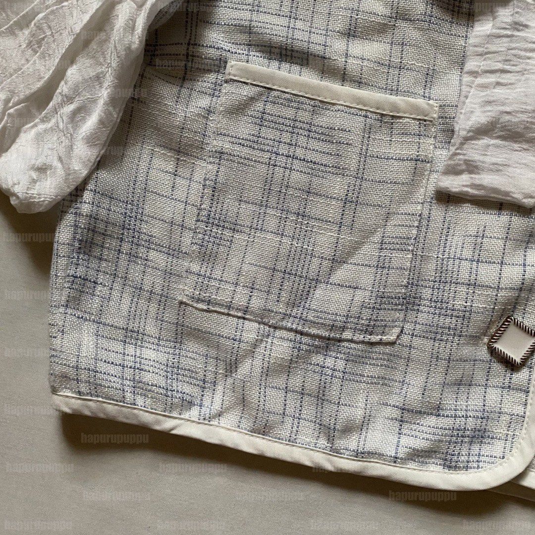 Blue Plaid Collared Button-up White Bubble Sleeve Bow Blouse (Category: Blouses) located in Subic. Submitted by hapurupuppu (Listing ID 1467025265, Image 3). Description: 🛒ITEM DETAILS • xs to small • functional buttons and pockets ❗️IMPORTANT REMINDERS • first to pay gets the item. no cod/cop. • seller will not be liable for any issues once item is shipped. • buyer pays for the shipping fee. • all items are available as long as it is posted. • 