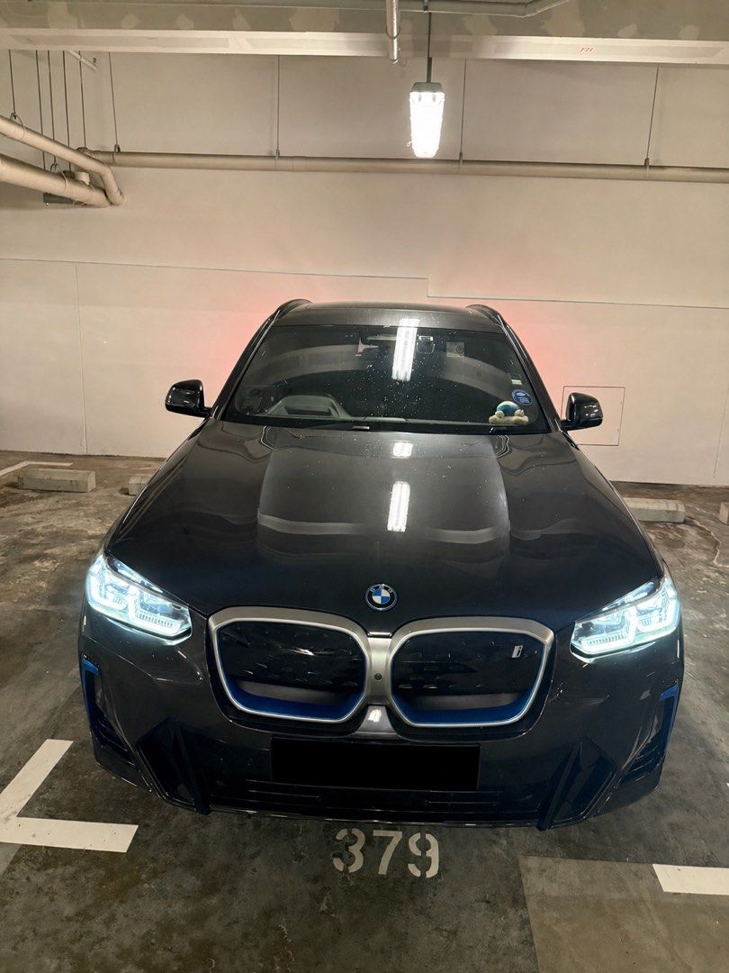 BMW iX3 Electric Highline M-Sport Auto (Category: Used Cars) located in Singapore. Submitted by peppergr (Listing ID 1467113831, Image 1). Description: (NO DEALERS) i got my own dealer already. already consigned on SGCM Direct owner here , 2022 BMW IX3 Highline M- Sport Sunroof Model / High Spec Variant with acoustic glass , 360 cam and Head Up display ⭐️6 Months Road Tax Just Renewed Till : 1st Jan 2027 ⭐️Recently Changed Brand New Dunlop Sp Max