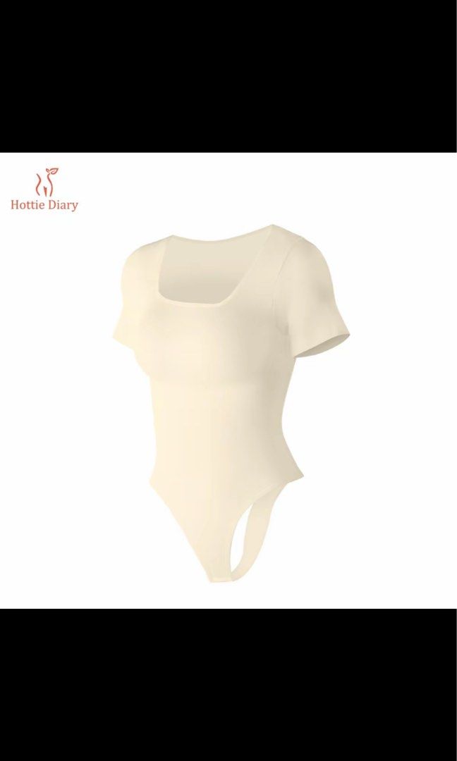 Body suit Hottie Diary (Category: Bikinis & Swimsuits) located in Manila. Submitted by serra_shop (Listing ID 1467049215, Image 3). Description: Used for filming affiliate videos only Color: Black and Beige 1 Black 1 Beige 1 each 250 2 for 400 Size : Small Body hugging Location: Pamp Courier: J&T.