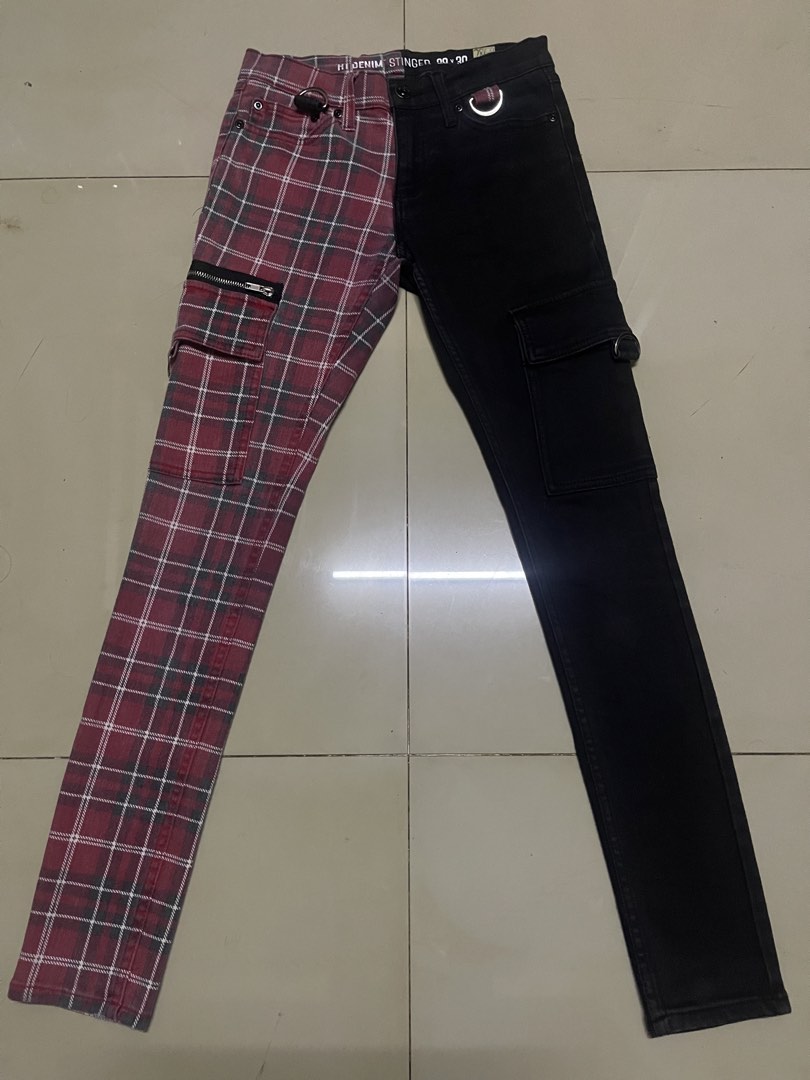 Bondage pants punk/skin head cargo style, Men's Fashion, Tops & Sets ...