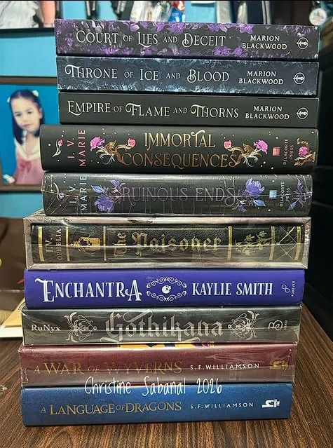 BOOKS FOR SALE (Category: Storybooks) located in San Pedro. Submitted by ontodecluttering (Listing ID 1467090210, Image 1). Description: BOOKS FOR SALE 1. The Poisoner Lithaven Edition (BN): ₱4,900 (Free Shipping) 2. Empire of Flames and Thorns Out of Print PB (Books 1–3): ₱2,600 (Sold as Set) - Book 1 to 3: Out of Print Paperback (VGC) 3. A Language of Dragons Set: ₱2,550 (Sold as Set) - Book 1: Export Exclusive Edition (VGC) - Book 2: Waterston
