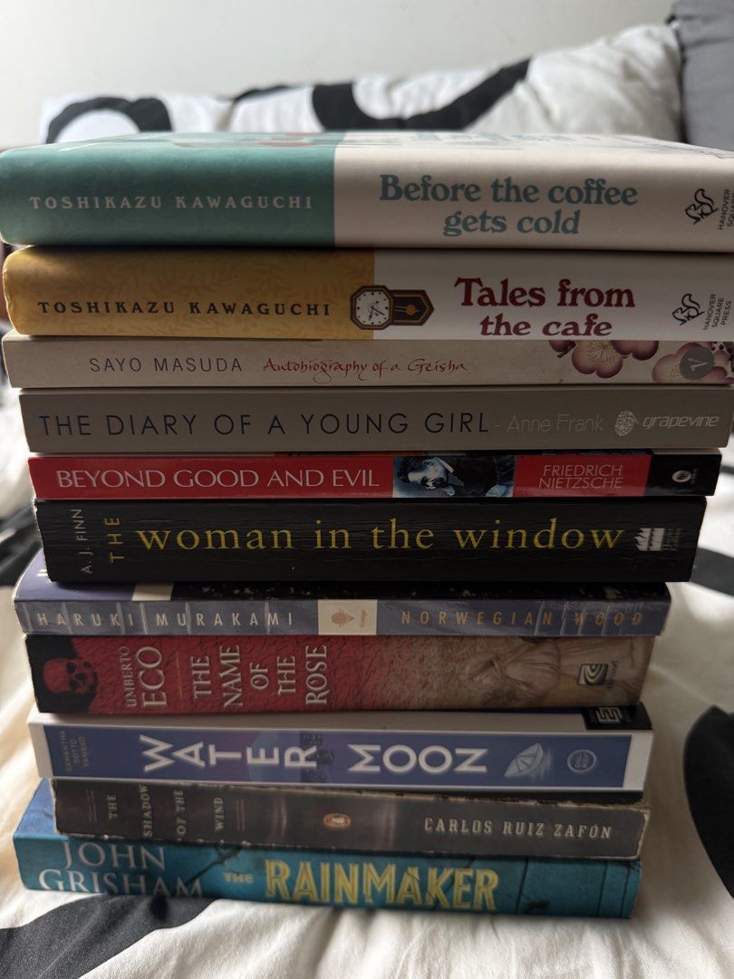Books for sale (decluttering) (Category: Storybooks) located in Quezon City. Submitted by jajachandesu (Listing ID 1467016327, Image 1). Description: Books for sale (updated + new) Hi! Selling these books since i am not reading them anymore. And need to free up space. All books are bought from fully booked. All books are in good condition with spots of tan only. VERY GOOD CONDITION - ALMOST BNEW Misery - 500 Water Moon (bnew unused) - 650 Beyond 