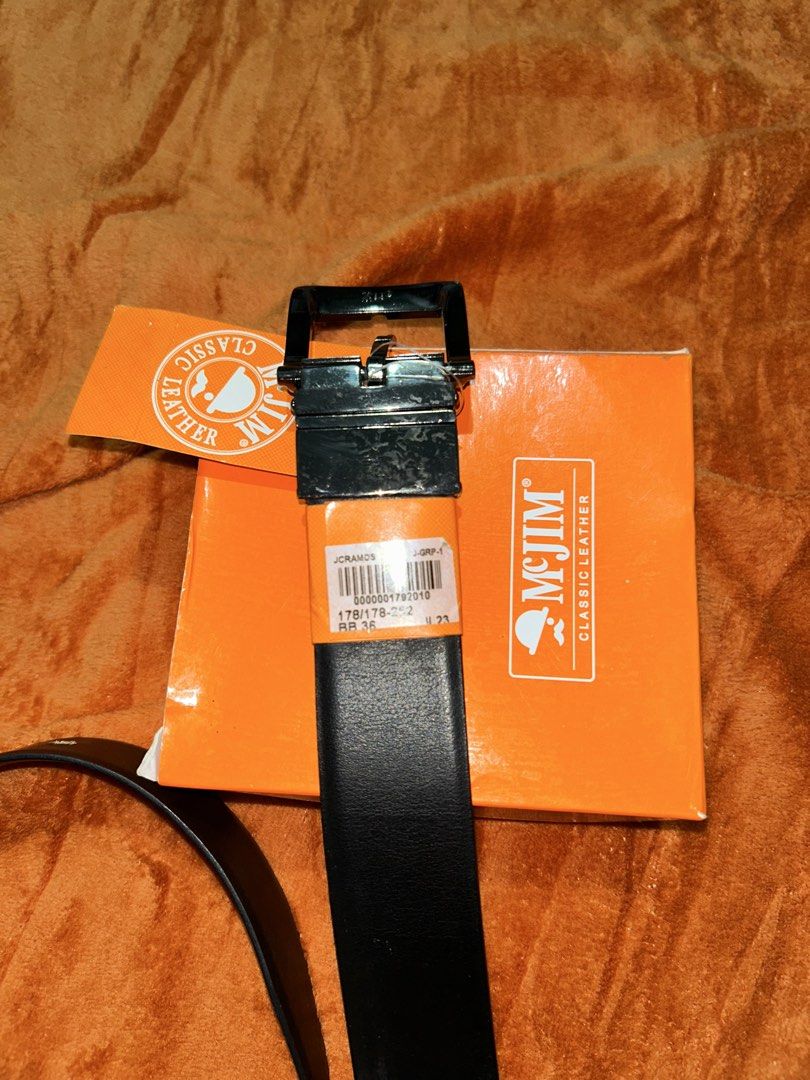Brand New McJim Belt (Category: Belts) located in Binangonan. Submitted by cassyyy. (Listing ID 1467148755, Image 3). Description: Never been used With box Negotiable.