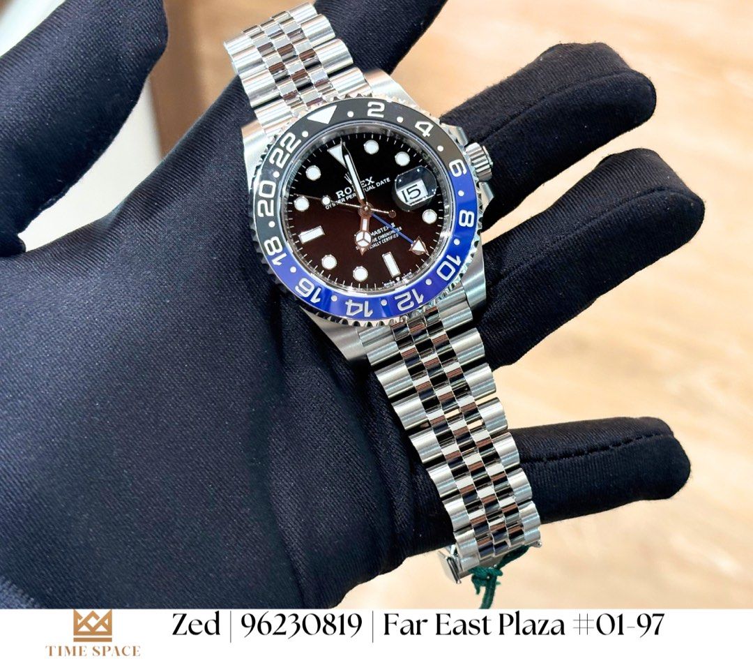 Brand New Rolex July 2026 GMT Master II 126710blnr Batgirl Jubilee Bracelet (Category: Watches) located in Singapore. Submitted by timespace.sg (Listing ID 1466997158, Image 1). Description: Brand New Rolex July 2026 GMT Master II 126710blnr Batgirl Jubilee Bracelet Price: 25,150 Tele: bit.ly/timespacetele Insta: bit.ly/timespacesg Carousel: https://www.carousell.sg/u/timespace.sg/ Fb: https://bit.ly/timespacefb Tiktok: https://bit.ly/timespace-t