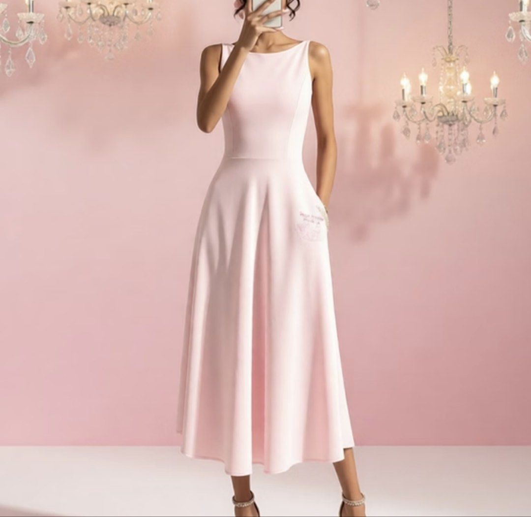 bsd aurora pink dress (Category: Dresses) located in Manila. Submitted by thvazi (Listing ID 1467003461, Image 1). Description: used once size m (s-m) jnt/sdd.