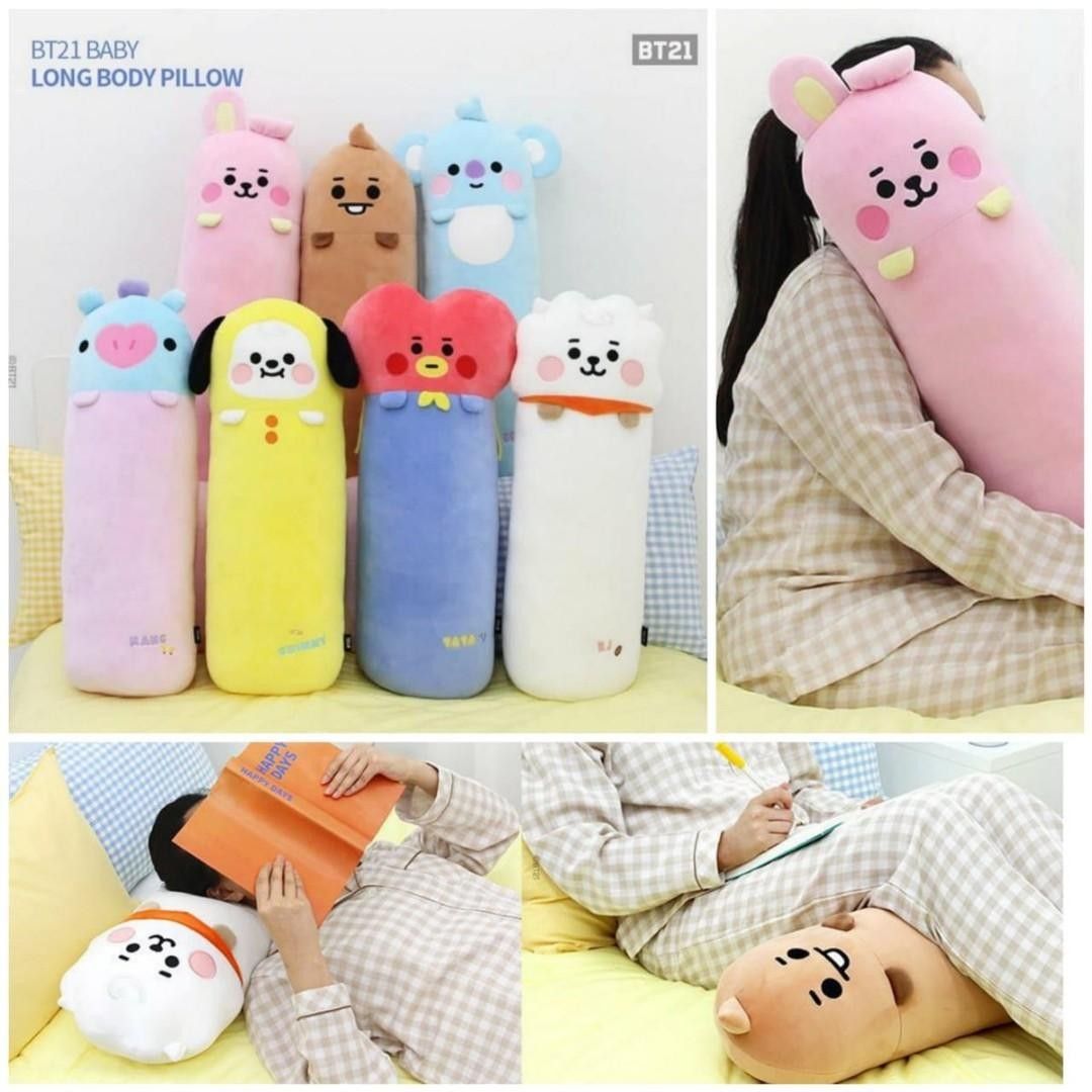 BT21 LONG PILLOW MINISO (Category: K-Wave Merchandise) located in Quezon City. Submitted by 4_leaf_clover (Listing ID 1467081742, Image 1). Description: DM TO CHECK AVAILABILITY PAYO DM.