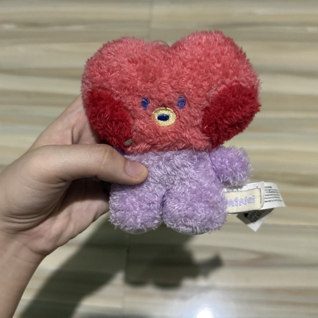 BT21 tata minini plush doll (Category: Plushies & Soft Toys) located in Mabalacat. Submitted by ilovegyu (Listing ID 1467165940, Image 1). Description: - this is used as a keychain. has keychain hook.