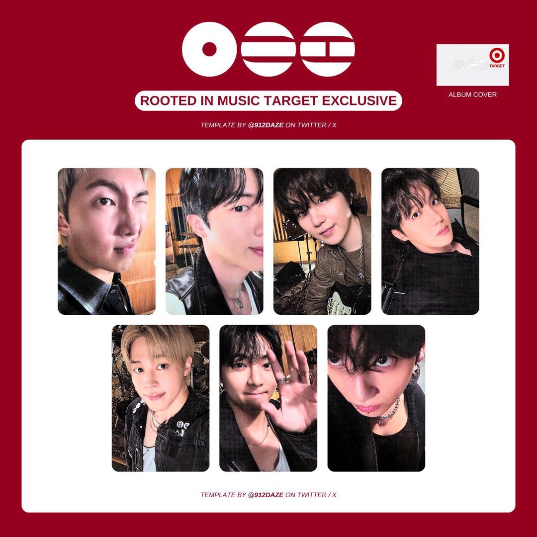 BTS arirang target exclusive Rooted in Music album sealed + assorted official photocards (Category: CDs & DVDs) located in Manila. Submitted by keyyavee (Listing ID 1465405392, Image 1). Description: Onhand and ready to ship ❌ sensitive 📍binan laguna.