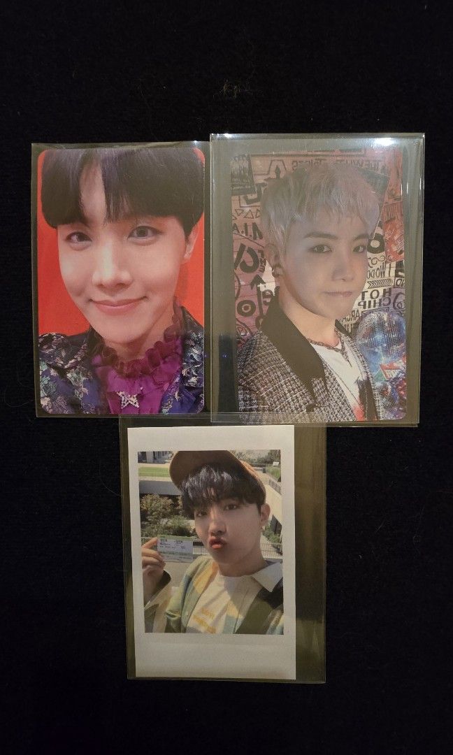BTS J-HOPE MIXED PC SET (Category: K-Wave Merchandise) located in Cagayan de Oro. Submitted by byanggg_ (Listing ID 1467100501, Image 1). Description: STILL NEGOTIABLE JUST DM ME MOP: GCASH/MARIBANK MOD: JNT LOC: CAGAYAN DE ORO CITY, MIS OR 9000.