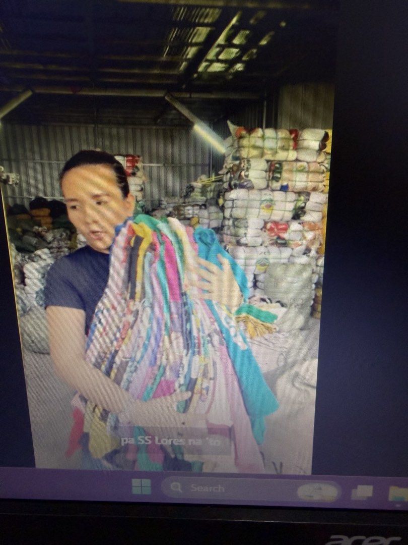 Bulk Clothing Bale Packed and Wrapped (Category: Shirts) located in Taguig. Submitted by cc_co. (Listing ID 1467111986, Image 2). Description: RS: Hindi ko maasikaso bcoz of work. -Na mine tru live selling Open Bale sya kaya alam ko magaganda laman. -My Kasama pa tira ko nung nag live ako more or less 100 pcs. - Massive bulk bundle of colorful assorted fabrics - Securely and tightly wrapped in heavy-duty plastic wrap - Perfect for ukay-ukay start
