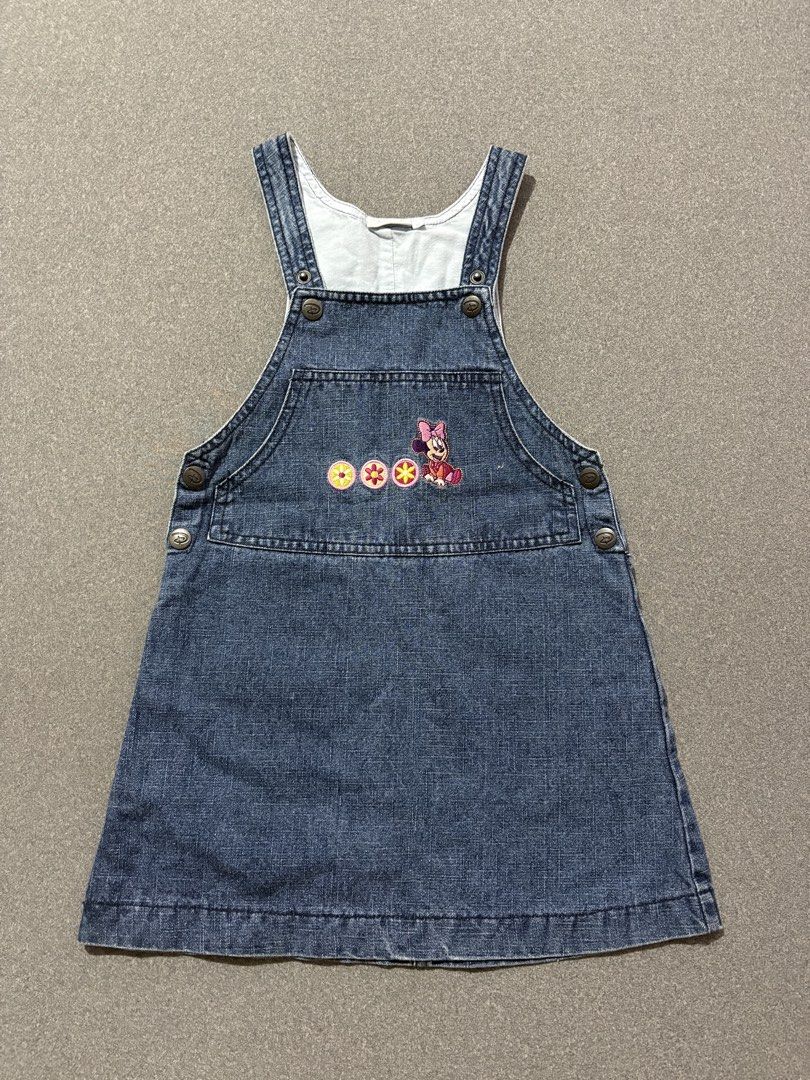 Bundle 3-4yo 👧🏻 (Category: Babies & Kids Fashion) located in Quezon City. Submitted by KShin (Listing ID 1466972618, Image 3). Description: - Adorable 4-piece kids clothing bundle for everyday wear and fun styling - Mickey & Co. embroidered light wash denim jacket - Classic denim overall dress - Acid wash denim short overalls featuring cute sequin butterflies - Purple sheer overlay dress with stylish ruffled shoulders - Great value bundle, perf