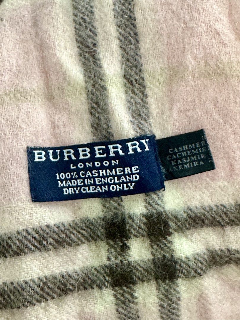 Burberry Cashmere Scarf (Category: Coats, Jackets and Outerwear) located in Tarlac. Submitted by ej202177 (Listing ID 1467168171, Image 2). Description: Auth Burberry scarf Okay pa ang cloth but have small holes Location: Tarlac .