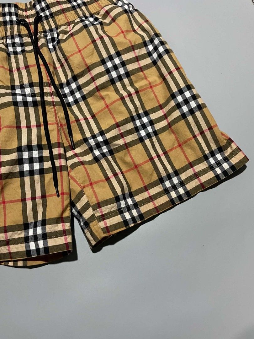 Burberry Debson Check Shorts (Category: Shorts) located in Cavite. Submitted by imgnr0 (Listing ID 1467084251, Image 2). Description: excellent condition Unisex size M on tag dimes: 13.5 x 16.5 hem: 11.
