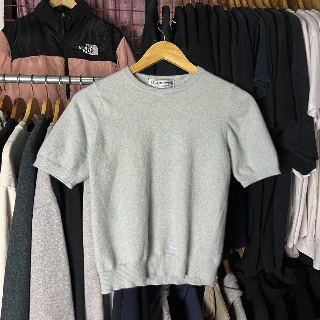 BURBERRY KNIT TOP (Category: Luxury Apparel) located in Daet. Submitted by wearthriftingcloth. (Listing ID 1467139740, Image 1). Description: 👕BURBERRY Size:S Measurement: W16x21 Issue(s): NONE Condition: 9.5/10 Color rate: 9.5/10 ➡️Swipe- to see more detail pic 📌No Deleting/Cancelation‼️ 📌Color may Vary Due to Lighting‼️ 📌Please be responsible buyer Bogus/Flaker will be posted‼️ 📌All ltems Need Wash‼️.