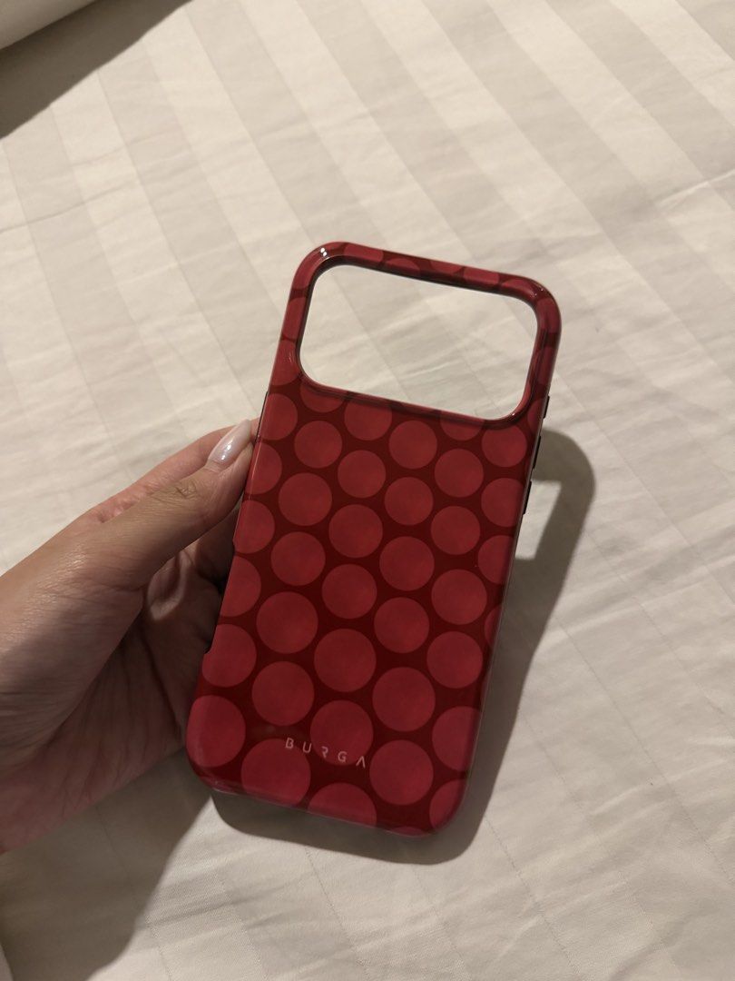 BURGA iphone 17 pro max (Category: Cases & Sleeves) located in Las Pinas. Submitted by privari (Listing ID 1467145172, Image 1). Description: With pouch - VGC - trade w casetify / wf i can add - for sale : ₱1500.