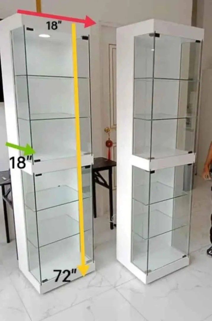 cabinet display (Category: Shelves, Cabinets & Racks) located in Mabalacat. Submitted by joemamangun01 (Listing ID 1467048318, Image 2). Description: elegant cabinet display 18x18x72.