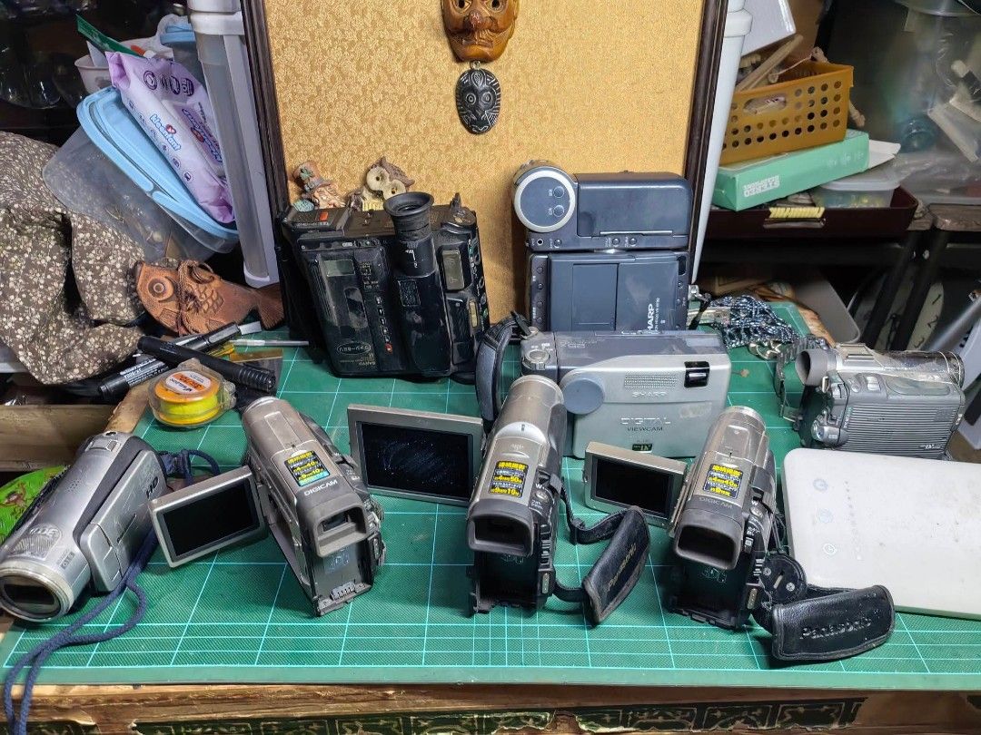 Camcorders and Digital Video Cameras - Take All 8pcs (Category: Cameras) located in Cebu City. Submitted by dudes_villanueva (Listing ID 1467106694, Image 2). Description: Camcorders and Digital Video Cameras - Take All 8pcs As is where is no battery pack - untested. See all pics. Sold as Is. All sales final and non-refundable..