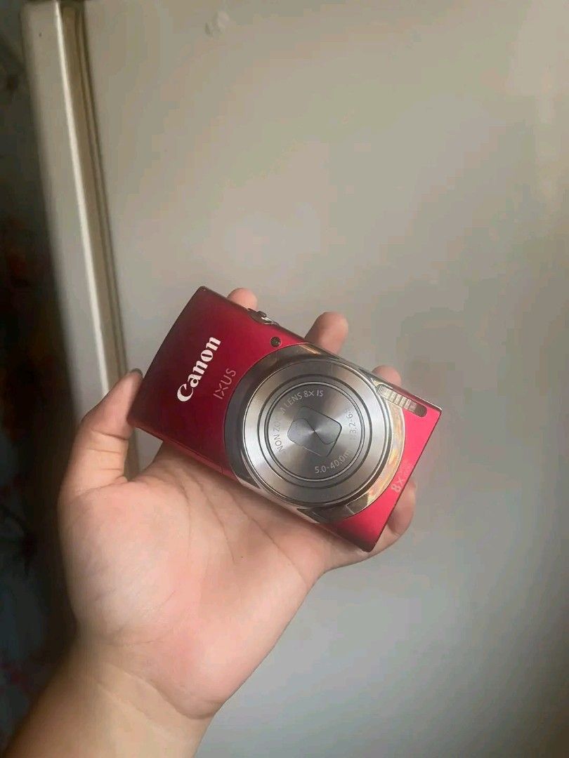 Canon Ixus 150 (Category: Cameras) located in Bacolod City. Submitted by weizzy27 (Listing ID 1467067264, Image 1). Description: 🔹Canon Ixus 150 model🔹 🔹variant: Red 🔹unit only 🔹Specs: 8x optical zoom, 16megapixels, good for outdoors & indoors, best for students and travels. 🔹No issues 🔹If interested just message me for samples. 🔹meetup iloilo city 🔹No cod, cop 🔹can do ship thru LBC sa malayo✉️.