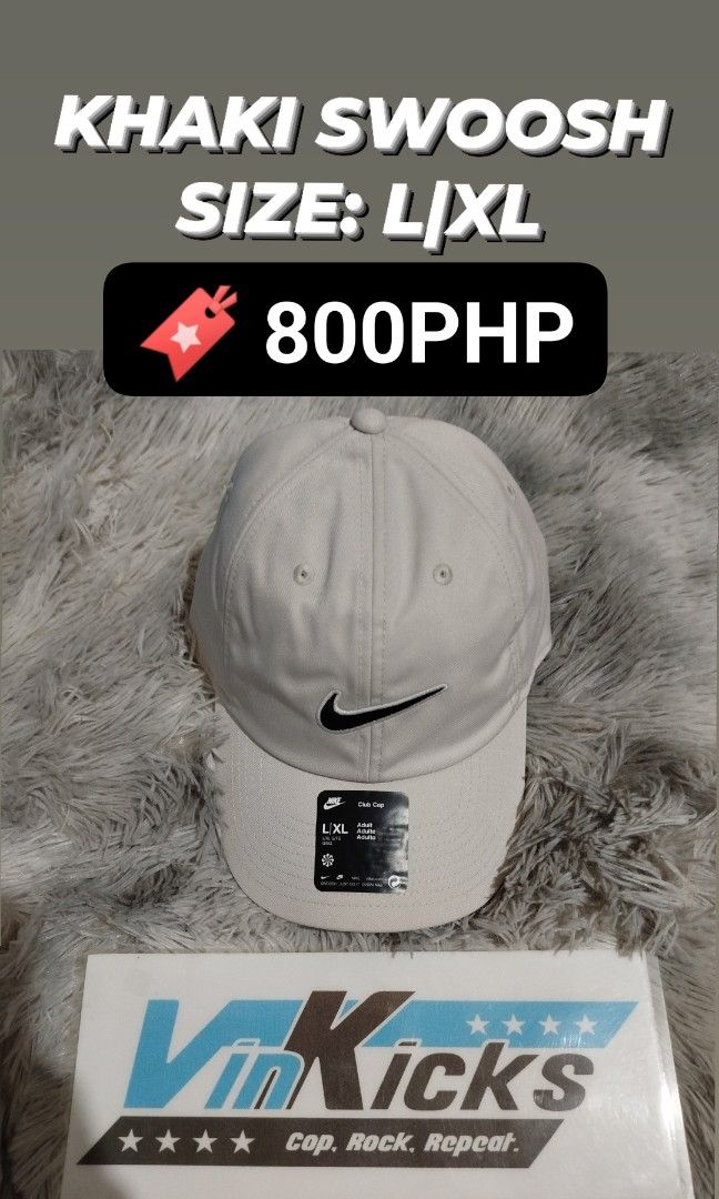 Caps Swoosh and Stripes (Category: Caps & Hats) located in Balagtas. Submitted by vinkicks19 (Listing ID 1466988562, Image 1). Description: Caps Available 🧢 🧢 🟤 Swoosh Khaki - 6️⃣PCS Size: L|XL 🔖 8️⃣0️⃣0️⃣PHP 🦓 3 Stripes 🪣 Bucket Cap Blk - 1PC One Size Fits Most(57-60CM) 🔖 7️⃣0️⃣0️⃣PHP *No other Sizes & Colorways available. 💯 Brandnew/Authentic/BelowSRP 📍 Balagtas, Bulacan. 🚚 Flash/J&T/Lalamove 📥 Act Fast, Limited Stocks only..