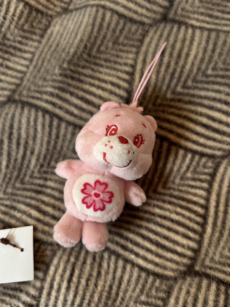 Care Bears Sakura Pink Plush Bag Charm (Category: Plushies & Soft Toys) located in Batangas. Submitted by han.jpg (Listing ID 1467131303, Image 1). Description: - official from japan - onhand, ready to ship - pay as you mine - MOP: gcash, maribank - MOD: J&T (54 sf within luzon) - location: batangas.