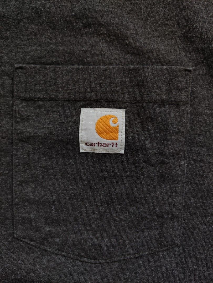 Carhartt K84 026 Pocket Tee (Category: Tshirts & Polo Shirts ) located in Calamba. Submitted by alorbis96758 (Listing ID 1467082556, Image 3). Description: Chest Width : 26" Length : 31" Best Fit : XL ~ 2XL Color Rate : 9.8 Flaws : ❌.