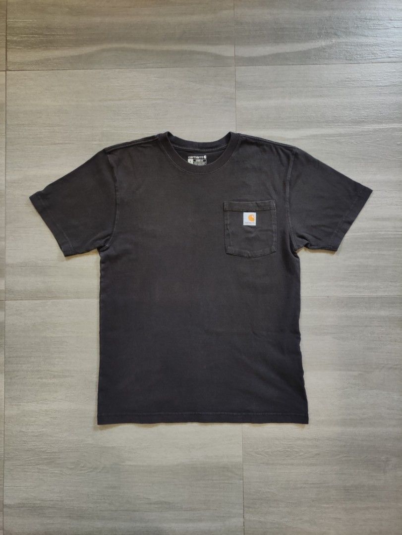 Carhartt K87 BLK Pocket Tee (Category: Tshirts & Polo Shirts ) located in Calamba. Submitted by alorbis96758 (Listing ID 1467079321, Image 1). Description: Chest Width : 20" Length : 29" Best Fit : Small Tall Color Rate : 8.5 Flaws : ❌.