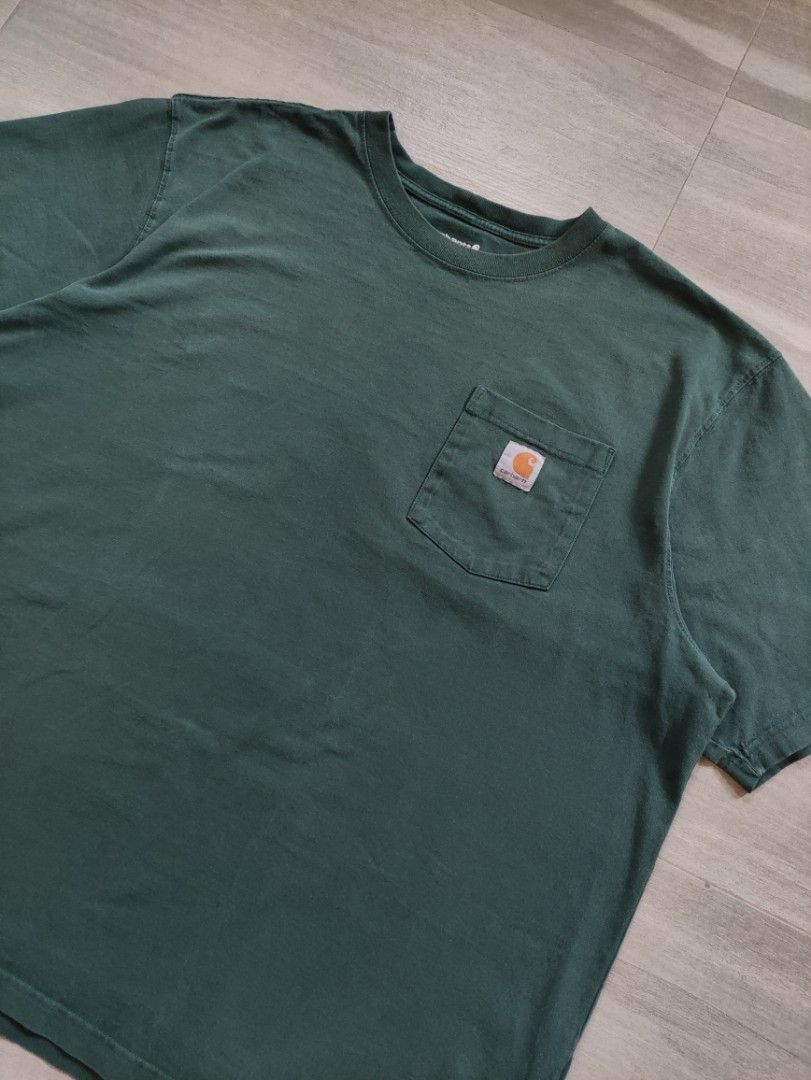 Carhartt K87 HTG Pocket Tee (Category: Tshirts & Polo Shirts ) located in Calamba. Submitted by alorbis96758 (Listing ID 1467081046, Image 2). Description: Chest Width : 26.5" Length : 29.5" Best Fit : XL ~ 2XL boxy Color Rate : 9.5 Flaws : ❌.