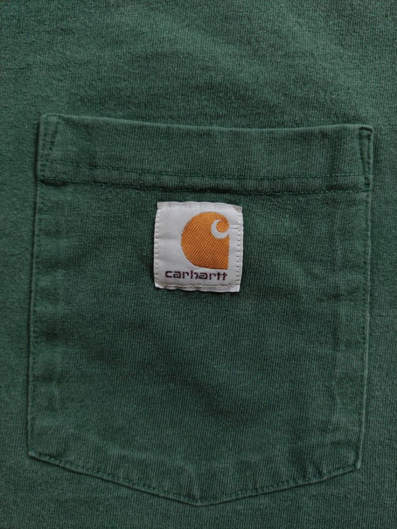 Carhartt K87 HTG Pocket Tee (Category: Tshirts & Polo Shirts ) located in Calamba. Submitted by alorbis96758 (Listing ID 1467081046, Image 3). Description: Chest Width : 26.5" Length : 29.5" Best Fit : XL ~ 2XL boxy Color Rate : 9.5 Flaws : ❌.
