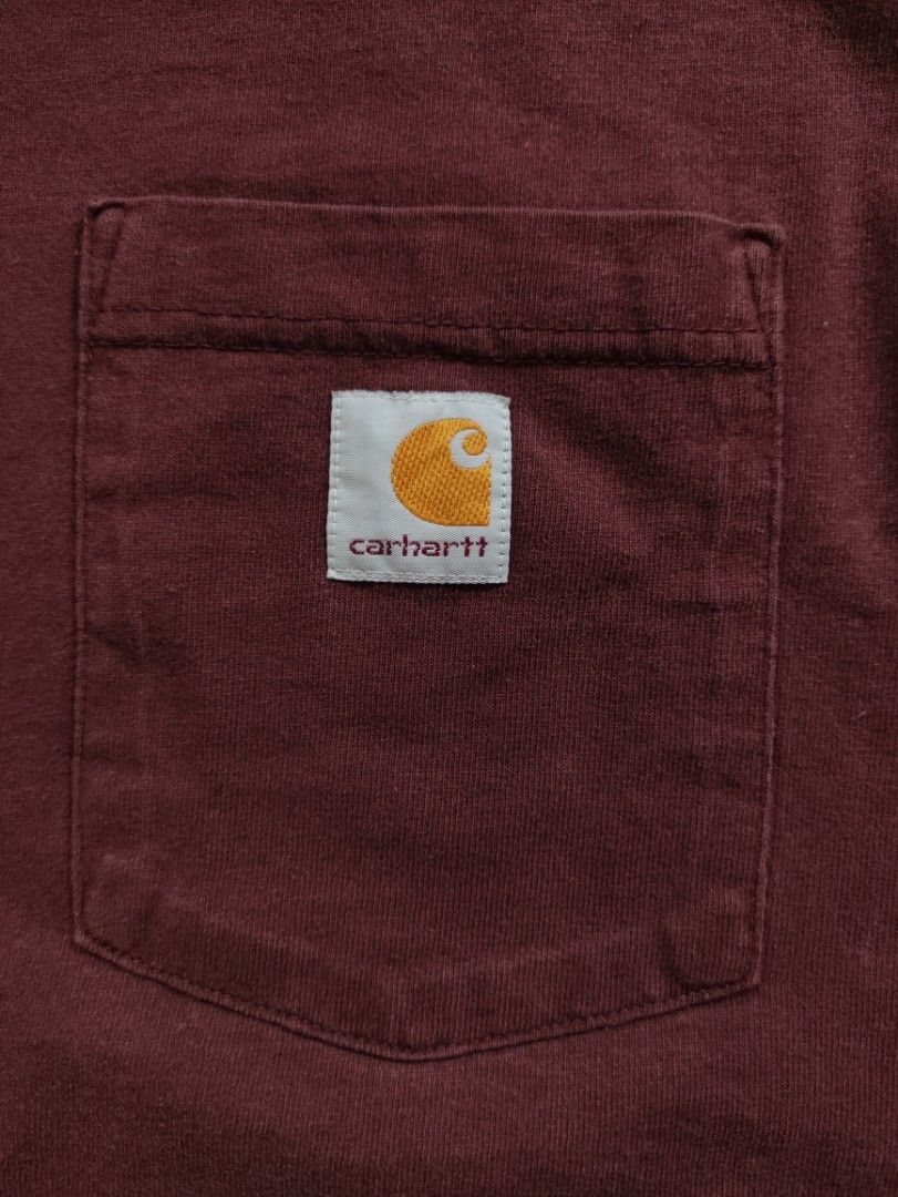 Carhartt K87 PRT Pocket Tee (Category: Tshirts & Polo Shirts ) located in Calamba. Submitted by alorbis96758 (Listing ID 1467081788, Image 3). Description: Chest Width : 25.5" Length : 31" Best Fit : XL ~ 2XL Color Rate : 9.5 Flaws : Minor Bleach Stain.