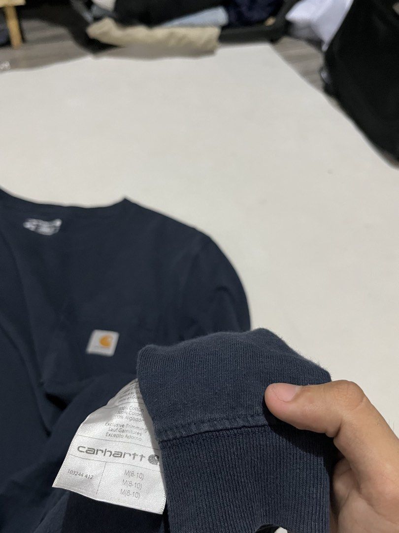 Carhartt long sleeve (Category: Longsleeves) located in Iloilo. Submitted by jthrift0 (Listing ID 1467124113, Image 3). Description: 22x27 medium on tag need wash only 9.5/10 color rate .