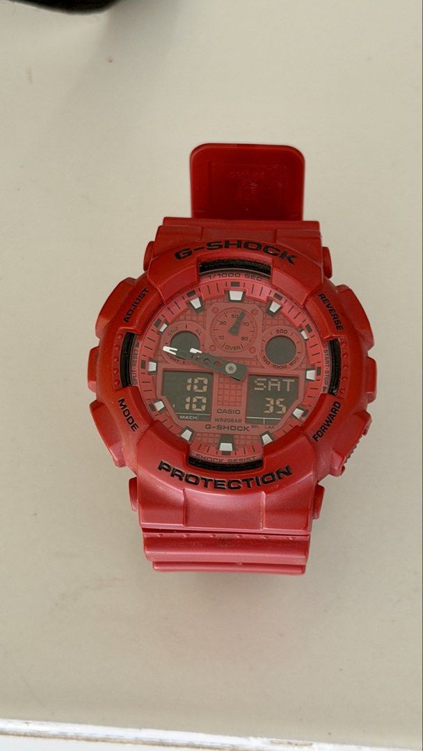 CASIO GSHOCK (Category: Men's Watches) located in Binan City. Submitted by kuyathan (Listing ID 1466995216, Image 1). Description: ORIGINAL LEGIT AUTHENTIC Model GA-100C unit only No box No tin can NO ISSUE, NO SWAP!!! NO TO RESELLERS!!! Direct buyer only!!! Negotiable price for nearby buyer .